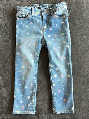 Gap Girls Star Print Skinny Jeans Size 3